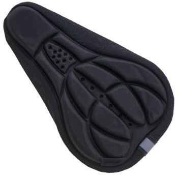 Gel bike seat cover with 3D cushioning, RALLEX, black