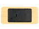 Electronic Alarm Clock with Thermometer and Hygrometer Light Brown