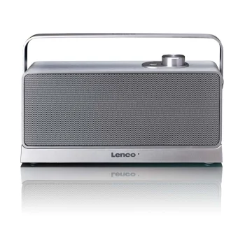 Lenco WTVS-100 Wireless TV Speaker with Charging Station, Silver