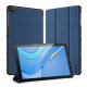 Huawei MatePad T 10s (AGS3-L09, AGS3-W09) DUX DUCIS Tri-fold Stand PU Leather Tablet Cover Case, Blue
