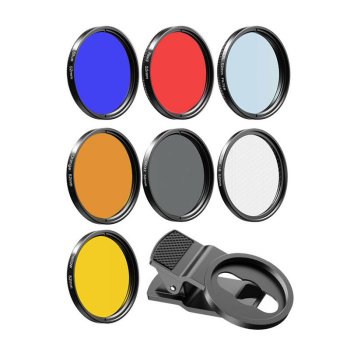 APL-52UV-7F 52mm 7 in 1 Mobile Phone Camera Lens Set