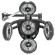 Wall-Mounted Hair Processor Gabbiano GD-505W, Grey