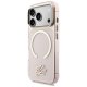 Karl Lagerfeld IML KL Script Logo MagSafe Phone Case Cover iPhone 17 Pro - Pink