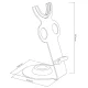 Maclean MC-973 Hair Dryer Stand for Dyson Supersonic, Black