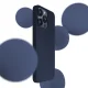 3mk Silicone Case for iPhone 15 Pro, Navy Blue