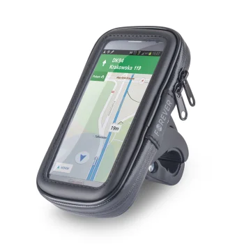 Forever BH-100 XXL Bike Phone Mount, Waterproof, Black