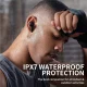 CHOETECH TWS Wireless Earbuds with Solar Panel Charging Case, Black