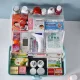 Large Medicine Organizer Box with Lock and Handle, Blue