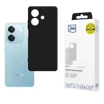 3mk Matt Case for Oppo A60 5G, Matte Black