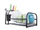 Large Freestanding Dish Drainer Rack, Black