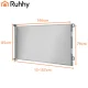 Retractable Pet Safety Gate for Stairs and Doors RUHHY 157cm, grey