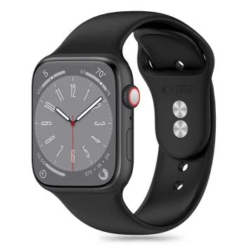 Tech-Protect Silicone Strap for Apple Watch 42/44/45/49mm Black