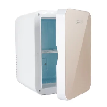 Mini Fridge for Car XO CZ002 Portable 12V Cooler for Drinks and Skincare, beige