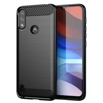 Case for Motorola Moto E7i Power Carbon Case, Black
