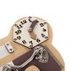 Kruzzel 22584 Educational Toy Wooden Manipulation Sensory Busy Board, Bear