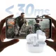 Dudao U21 TWS ANC ENC Bluetooth 5.4 Wireless Headphones - White