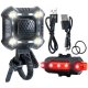 Комплект велосипедных LED фонарей с сигналом Gotel L8A