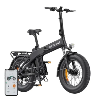 ENGWE EP-2 3.0 Boost 250W 20" Folding Electric Bike, Black