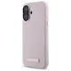 Karl Lagerfeld iPhone 16 Case FW Metal Plate MagSafe, Pink