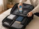 Travel Backpack with Vacuum Pump and USB Port, Black