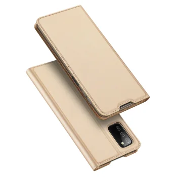 Dux Ducis Skin Pro Book Case for Samsung Galaxy A03s, Gold