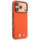 BMW M Quadrille Kevlar Metal Logo MagSafe Case for iPhone 17/18 Pro Max - Orange