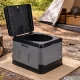 Portable Folding Camping Toilet, Black/Grey