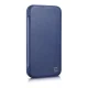 iCarer Leather Folio Case for iPhone 14 Plus with MagSafe, Blue
