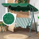 Replacement Garden Swing Canopy 200x120cm Waterproof MultiGarden, green