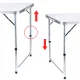 Folding Camping Set: Table and 4 Stools, Aluminum, 120x60 cm