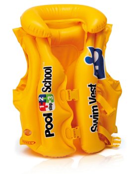 Intex 58660 piepūšamā peldveste bērniem, 50x47 cm