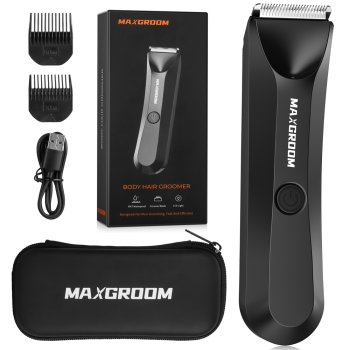 Waterproof Body Trimmer MAXGROOM RFCD-9087 LED Black