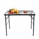 Folding Aluminium Travel Table, Black