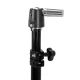 Hairdressing Training Head Tripod Stand Gabbiano 44, Black