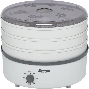 Stöckli Dörrex Food Dehydrator with 3 Plastic Trays, 540W, White