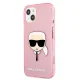Karl Lagerfeld iPhone 13 mini Case Glitter Karl\'s Head, Pink