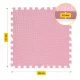 4Fizjo 659 Educational Puzzle Play Mat for Kids, 180 x 180 cm, Pink