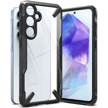 Ringke Fusion X Phone Case Cover Samsung Galaxy A55 5G - Black
