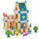 Koka konstruktors mājas būvēšanai 6in1 128 detaļas ECOTOYS