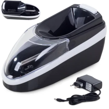 Electric cigarette rolling machine with adjustable density, black, 001