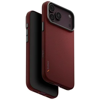 Uniq Keva EDGE Magclick Charging Case for iPhone 18 Pro Max / 17 Pro Max, Red