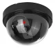 Dummy Dome Security Camera AG78 with LED Indicator, Black