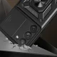 Hurtel Hybrid Armor Camshield Case for Samsung Galaxy S23, Black