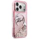 Karl Lagerfeld Liquid Glitter Karl Script Logo MagSafe Phone Case Cover iPhone 17 Pro - Pink