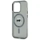 Karl Lagerfeld iPhone 15 Pro Case MagSafe IML Metal K. Head, Black