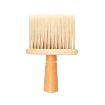 Wooden Hairdressing Neck Duster Brush