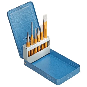 Gedore Hand Tool Set in Metal Folding Cassette, 6 Pieces