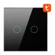 Avatto TS02-EU-B2 Smart WiFi Light Switch, 2-Gang, Black