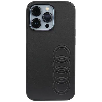 Audi Synthetic Leather Case for iPhone 13 Pro / 13 Black