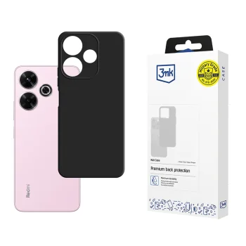 3Mk Protection Matt Case for Xiaomi Redmi Note 13R 5G / Redmi 13 4G, Black